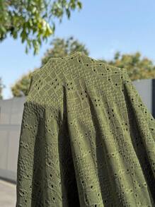 CovetEZ Plus Size Summer Casual Elastic Loose Jumpsuit - Burgundy - View 4