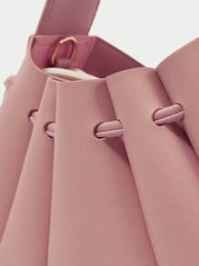 SHECARRY Women's Fashionable & Versatile Handbag For Everyday Use - Pink - View 7