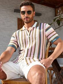 Manfinity CityGents Jersey de punto para hombre, de moda para el verano