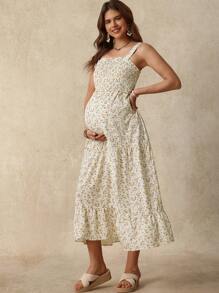 Boho Mama Abito a fiori per gravidanza e allattamento in stile boho