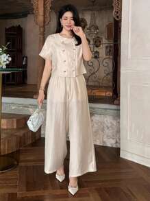 DAZY Women Two Pieces Outfits For Daily Wear
