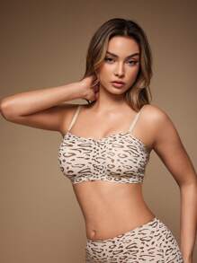 Women's Fashion Spaghetti Strap Bra, Suitable For Summer - Multicolor - View 5