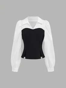 SHEIN 2 pièces Ensemble hauts rayés et pantalons évasés pour préadolescentes, élégant, pour mariage et invité de mariage