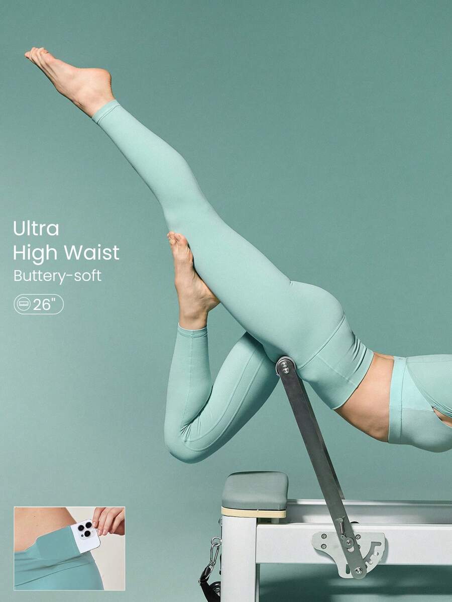 GLOWMODE Legging Olahraga Wanita - hijau kabut - View 1