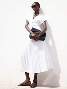 Aveloria Modichic Women Two Pieces Outfits For Daily Wear - White - View 6