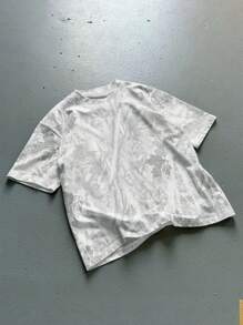 Manfinity Dauomo Camiseta casual de talla grande para hombre con estampado de camuflaje, de verano