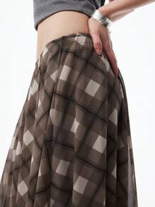 LYSMO Women's Sheer Chiffon Various Midi Skirts - Spring/Summer 2025 New Arrival