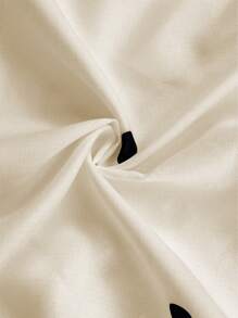 INAWLY 2 Stücke/Set Damen einfaches Polka Punkt Muster Set, Frühling/Sommer