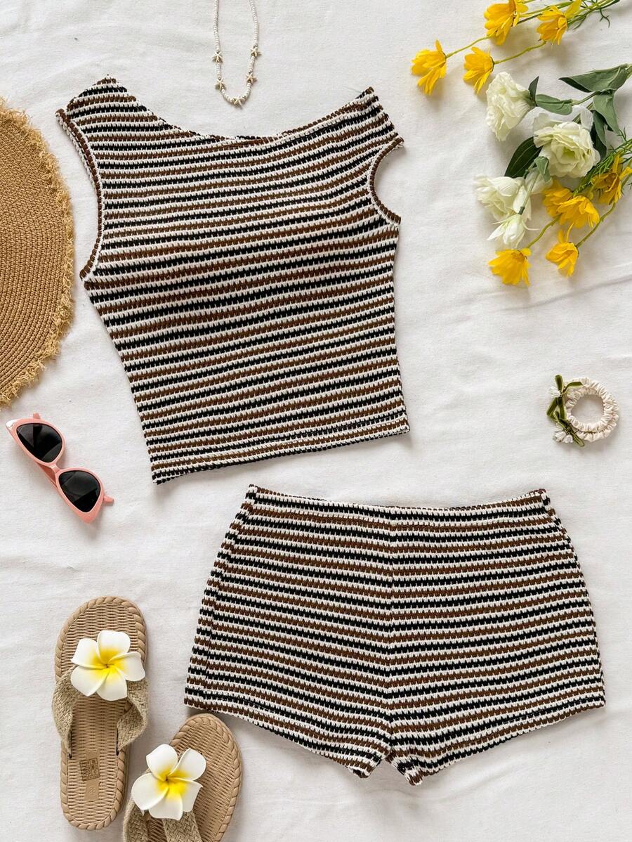 Soleia Women Two Pieces Outfits For Daily Wear - Multicolor - View 1