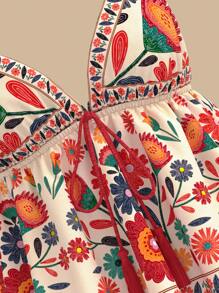 Travachic Regata Estampada Floral Tecida, Moda para o Verão