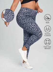 SHEIN Essnce Quần Jeans Ôm Ôm Co Giãn Cao Màu Trơn Thường Ngày Cho Nữ Cỡ Lớn - Nhiều màu - Xem 1