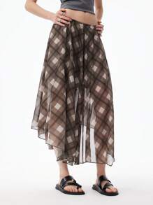 LYSMO Women's Sheer Chiffon Various Midi Skirts - Spring/Summer 2025 New Arrival