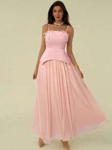 Aloruh Women Two Pieces Outfits For Daily Wear - Baby Pink - View 6