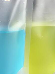 SHEIN 5/10/20 件透明便携式饮料袋（无吸管），密封拉链冰沙果汁袋，直立塑料袋，适合露营、生日派对 - 無色 - 查看 6