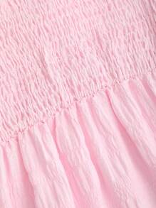 Sweetra Vestido de mujer sin mangas con cuello halter y espalda descubierta con abertura, nuevo estilo europeo de moda para verano con cintura anudada, casual, de fiesta y elegante en color rojo - Rosa - Ver 4