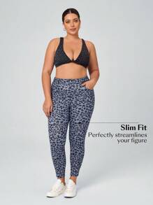 SHEIN Essnce Quần Jeans Ôm Ôm Co Giãn Cao Màu Trơn Thường Ngày Cho Nữ Cỡ Lớn - Nhiều màu - Xem 3