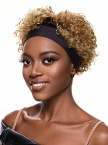 Deep Wave Headband Wig 1B27 Color Pixie Cut Wig Short Short Human Hair For Daily Use Ombre Color - S1/27 - View 8