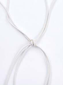 MUSERA Shell Rope Belly Chain Rope Festival Holiday Summer - White - View 4