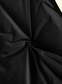 MaterniChic Maternity Solid Color Hollow Sweetheart Neck Summer Casual Tank Top Summer Airport For Women - Black - View 6