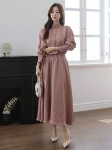 DAZY 女士两件套日常穿搭，秋季家居服套装 - 粉色 - 查看 4