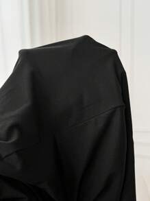 SHEIN Maternity Two Pieces Suits Summer Outfits For Women - Black - View 7