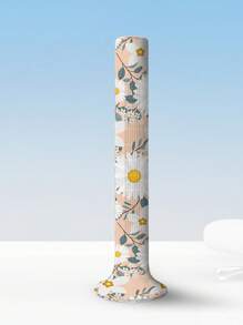 1 pièce Housse anti-poussière pour ventilateur tour, housse élastique pour ventilateur tour sur pied, protection anti-poussière pour ventilateur vertical, housse décorative à motif marguerite romantique pour ventilateur sur pied pour école, bureau, maison, voyage, sac, organisateur, stockage