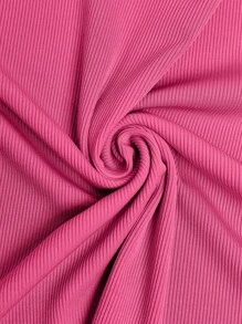 SHEIN LUNE 女士纯色撞色蕾丝方领时尚吊带背心