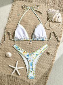 SHEIN Swim Women Bikini Sets - Multicolor - View 2