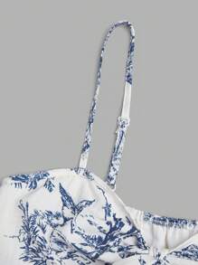 Chiquease Women's Textured Print Fitted Camisole, Elegant For Vacation, Commute, And Daily Wear