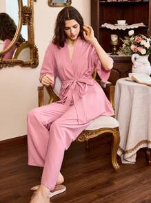 Côtesoire 2 pièces Ensembles de pyjamas décontractés pour femmes
