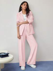 MOTF STUDIO PRESS CREASE SUIT PANTS