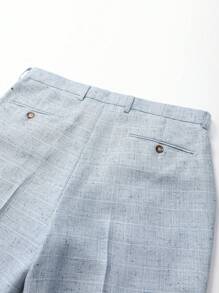 Manfinity Mode Men's Plain & Simple Daily Suit - Baby Blue - View 6