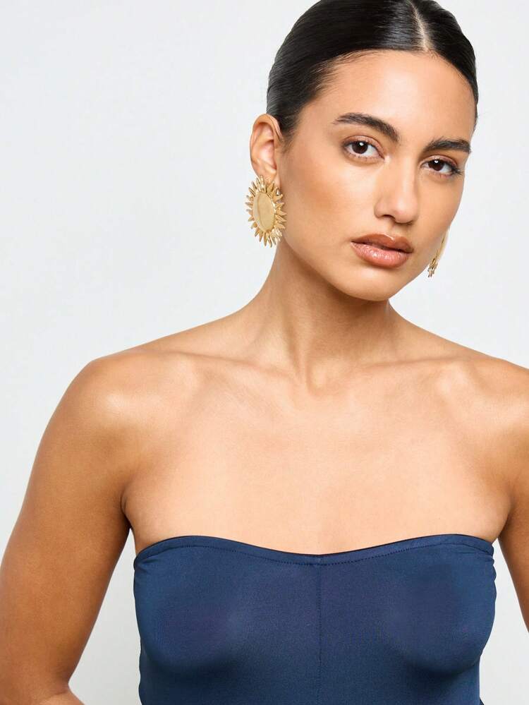 Bandeau Jersey Unitard Playsuit