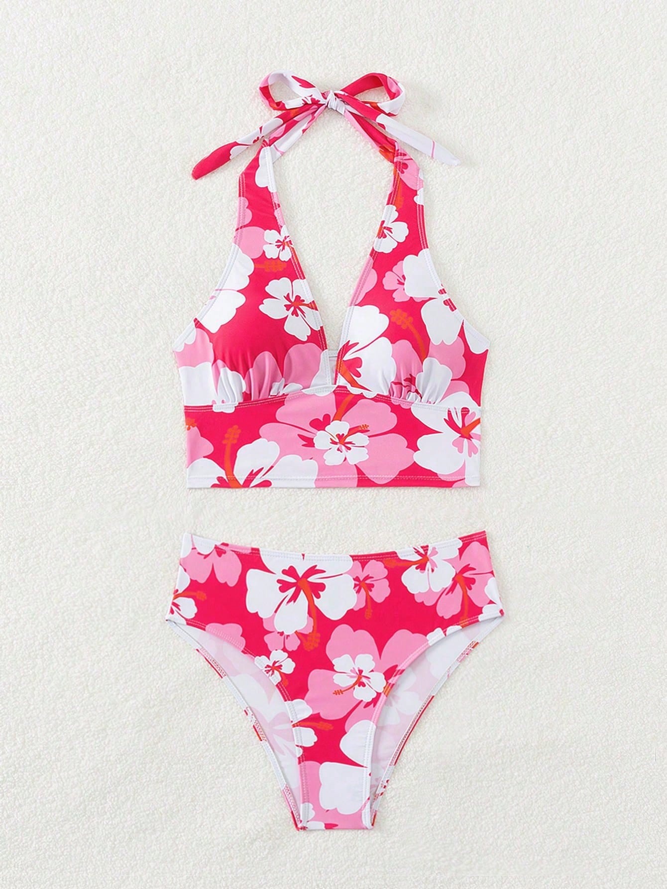 Swim Vcay Top Feminino Camiseta Regata Maiô Bikini - Multicolorido - Visão 3
