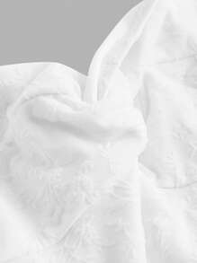 SHEIN MOD White Bow Strap Women's Summer Dress, White Short Dress,Sun Dress - White - View 3