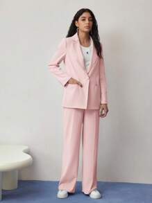MOTF STUDIO SINGLE BUTTON STRUCTURED BLAZER