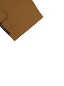 Manfinity Homme Loose Fit Men's Flap Pocket Drawstring Waist Cargo Shorts - Brown - View 3