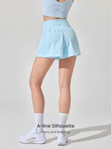 GLOWMODE Crossover 飘逸内置短裤二合一速干短裤低冲击透气骑行跑步健身房锻炼夏季