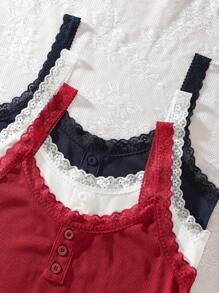 Set de 3 piezas de ropa interior de mujer informal y sexy