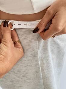 SHEIN Adjustable Waist Relaxed Maternity Shorts For Women Shorts For Women Comfy Summer Outfits For Women Casual Summer Outfits Women Summer Outfits For Women