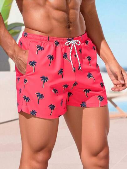 Horizaway Herrstrandshorts med dragsko, Mode för sommaren, Hawaii