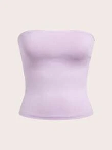 SHEIN EZwear 4 Pieces Women Fashionable Cropped Top Suitable For Summer