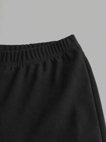 SHEIN 2 pièces Ensemble hauts rayés et pantalons évasés pour préadolescentes, élégant, pour mariage et invité de mariage