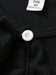 Elladie kids Bộ 3 chiếc áo len cardigan dài tay màu trơn cho nữ, phong cách tối giản, thích hợp mặc thường ngày vào mùa xuân và mùa hè - Nhiều màu - Xem 3