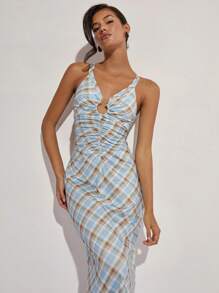 COSMINA Women's Long Dress, Fashionable For Summer - Multicolor - View 5