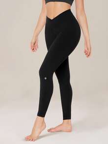 GLOWMODE 女士运动紧身裤 - 黑色 - 查看 1