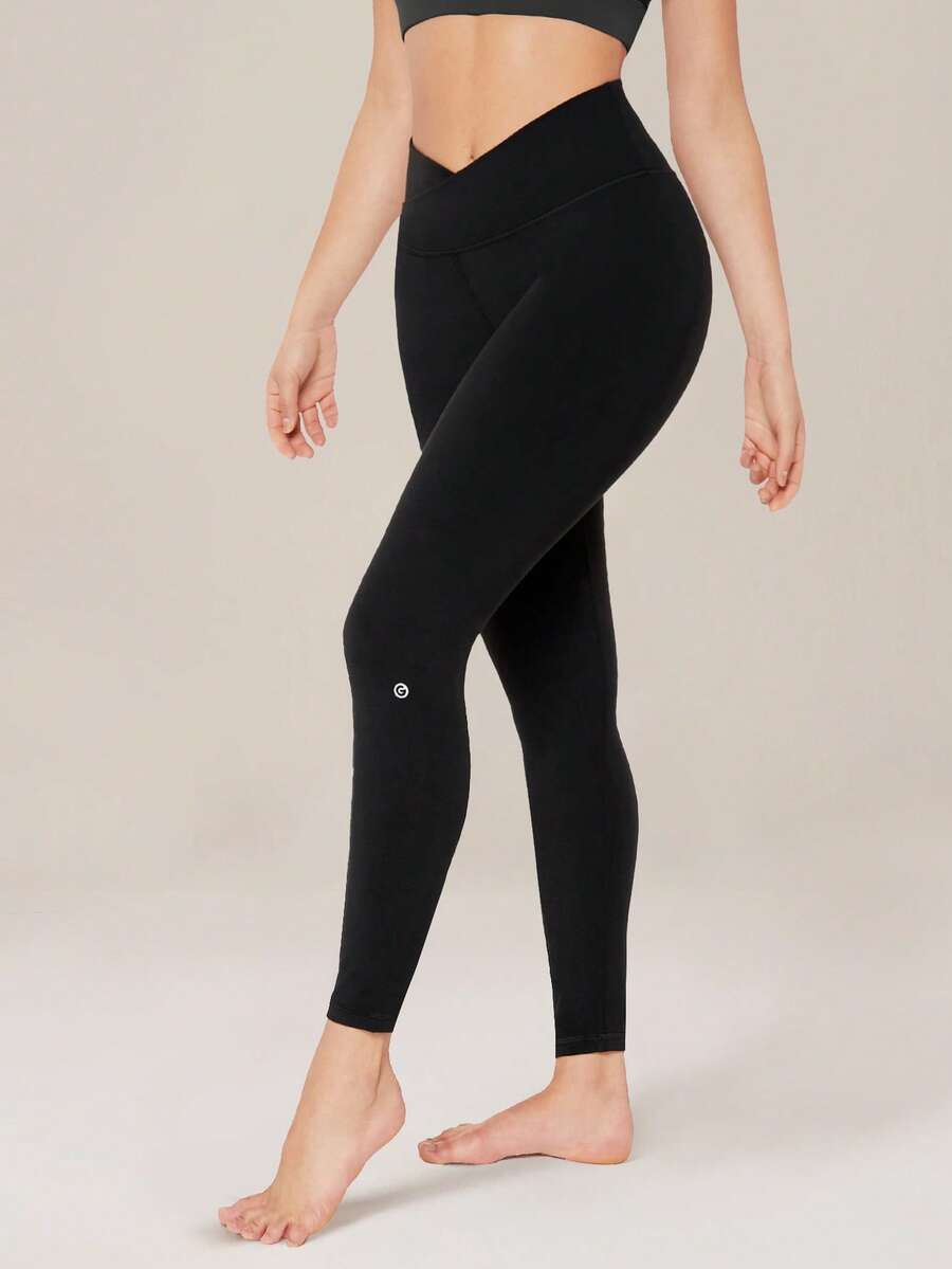 GLOWMODE 女士运动紧身裤 - 黑色 - 查看 1