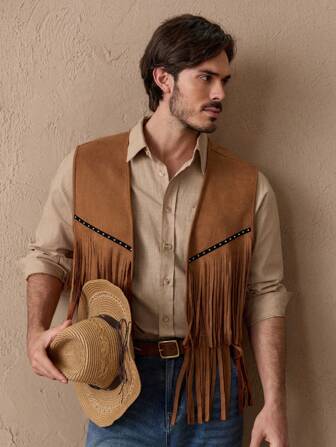HIMLAND Giacca elegante da uomo casual e alla moda, intessuta, adatta per tutti i giorni, in colore cachi scuro, taglio aderente, giacca leggera da festa in cachi, adatta come regalo per amici, marito, ragazzo
