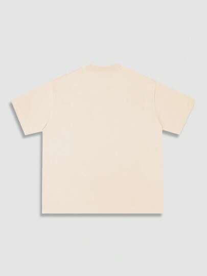 Street Life Camiseta de manga corta con estampado gráfico de anime Y2K para hombre