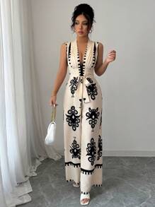 Chiquease Mono elegante para mujer, moda adecuada para el verano